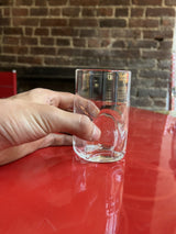 Clear intention water glass