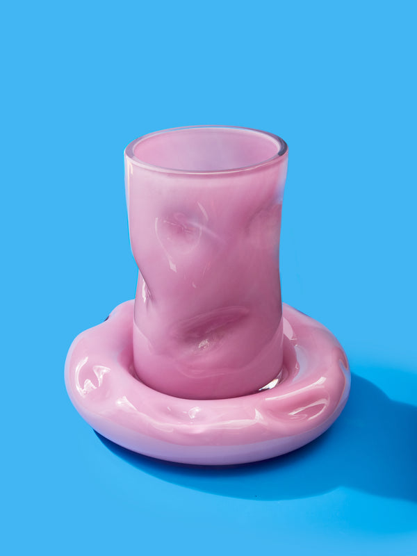 Chunky Vase Deflated Pink