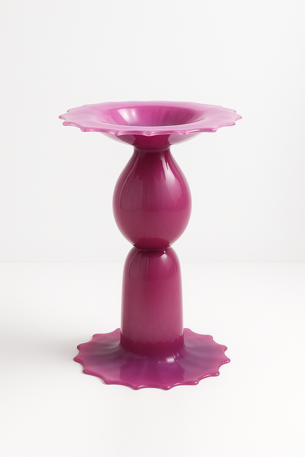 Round totem sink Pink