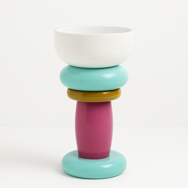 Square totem sink pastel