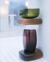 Square totem sink Green